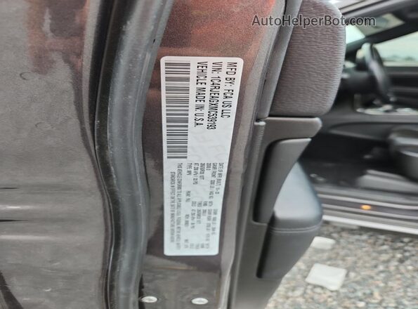 1C4RJEAGXMC539193 2021 JEEP GRAND Gray Widok naklejki z numerem VIN