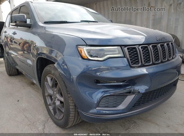 1C4RJEBG0LC306369 2020 JEEP GRAND CHEROKEE Blue Front view