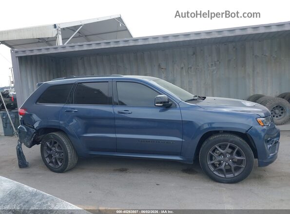 1C4RJEBG0LC306369 2020 JEEP GRAND CHEROKEE Blue Rear interior view