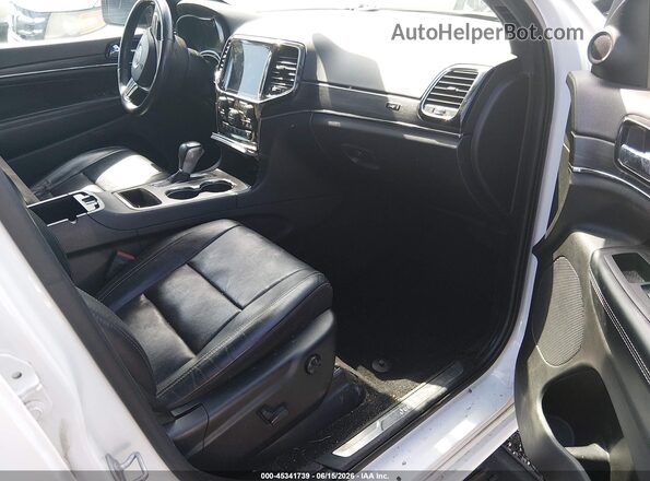 1C4RJEBG0MC680854 2021 JEEP GRAND CHEROKEE Белый Вид салона спереди