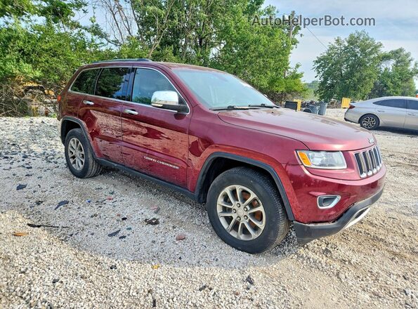 1C4RJEBG1GC351357 2016 JEEP GRAND Maroon Front right