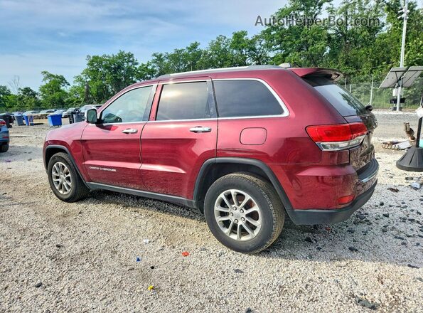 1C4RJEBG1GC351357 2016 JEEP GRAND Maroon Rear left