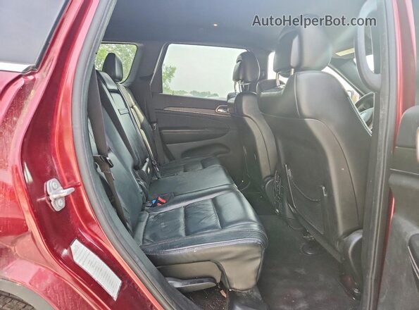 1C4RJEBG1GC351357 2016 JEEP GRAND Maroon Rear interior view