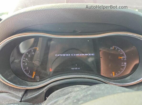 1C4RJEBG1GC351357 2016 JEEP GRAND Maroon Instrument cluster view