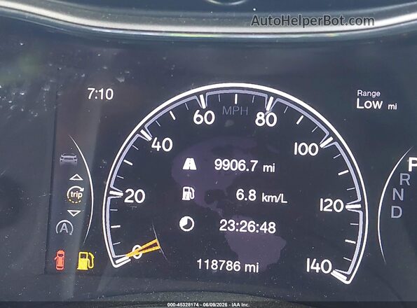 1C4RJEBG1HC826426 2017 JEEP GRAND CHEROKEE White უკანა სავარძლების ხედი