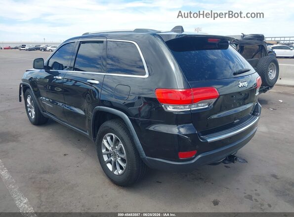 1C4RJEBG2GC422680 2016 JEEP GRAND CHEROKEE Black Trasero izquierdo