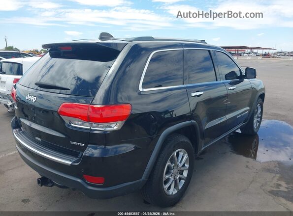 1C4RJEBG2GC422680 2016 JEEP GRAND CHEROKEE Black Trasero derecho
