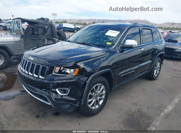 1C4RJEBG2GC422680 2016 JEEP GRAND CHEROKEE Black Vista tres cuartos delantera izquierda