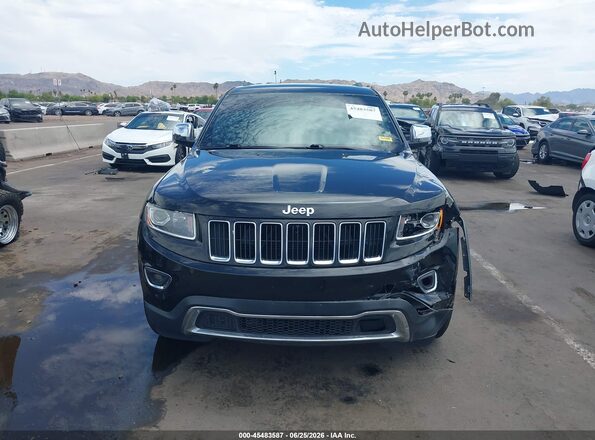 1C4RJEBG2GC422680 2016 JEEP GRAND CHEROKEE Black Vista del cuadro de instrumentos