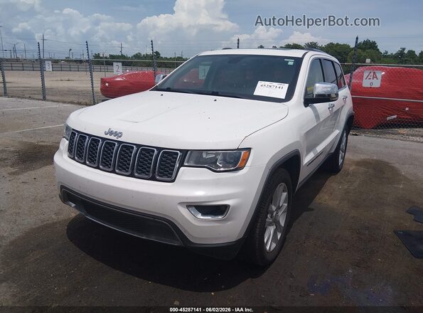 1C4RJEBG2HC708627 2017 JEEP GRAND CHEROKEE White წინა მარცხენა ხედი სამი მეოთხედიდან