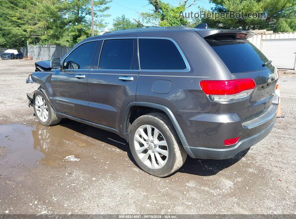 1C4RJEBG2HC732183 2017 JEEP GRAND CHEROKEE Серый Задняя левая четверть