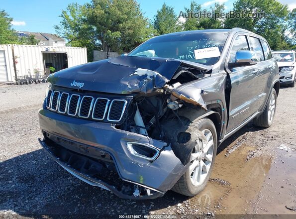 1C4RJEBG2HC732183 2017 JEEP GRAND CHEROKEE Серый Вид спереди