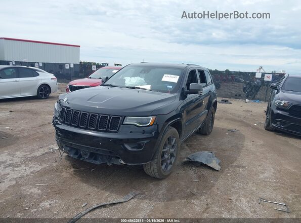 1C4RJEBG2MC717600 2021 JEEP GRAND CHEROKEE Black Vista tres cuartos delantera izquierda