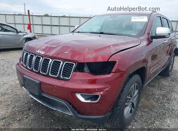 1C4RJEBG3HC949757 2017 JEEP GRAND CHEROKEE Red Вид спереду
