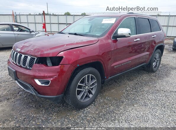 1C4RJEBG3HC949757 2017 JEEP GRAND CHEROKEE Red Передня ліва чверть