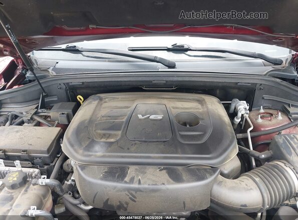 1C4RJEBG3HC949757 2017 JEEP GRAND CHEROKEE Red Вид ззаду