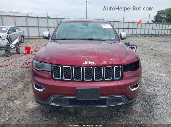 1C4RJEBG3HC949757 2017 JEEP GRAND CHEROKEE Red Вид задньої частини салону
