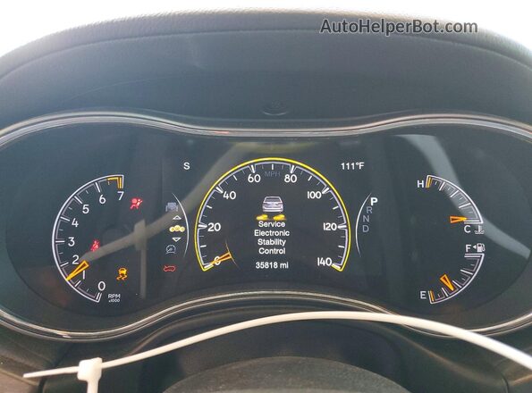 1C4RJEBG3JC253373 2018 JEEP GRAND White Instrument cluster view
