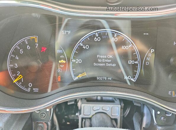 1C4RJEBG3KC789161 2019 JEEP GRAND Black Вид щитка приладів