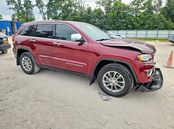 1C4RJEBG4GC369481 2016 JEEP GRAND Burgundy 