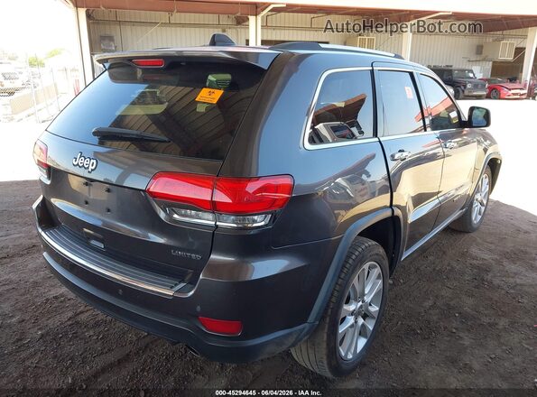 1C4RJEBG5HC617111 2017 JEEP GRAND CHEROKEE Black Задня права чверть