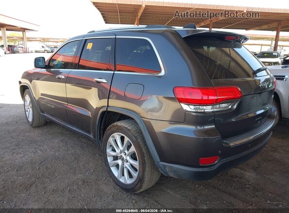 1C4RJEBG5HC617111 2017 JEEP GRAND CHEROKEE Black Задня ліва чверть