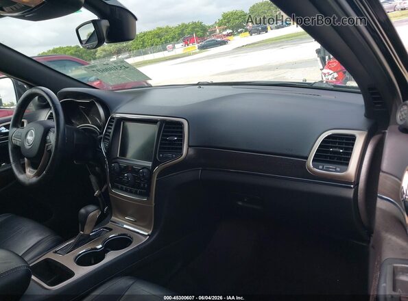 1C4RJEBG5HC916923 2017 JEEP GRAND CHEROKEE Black Front interior view