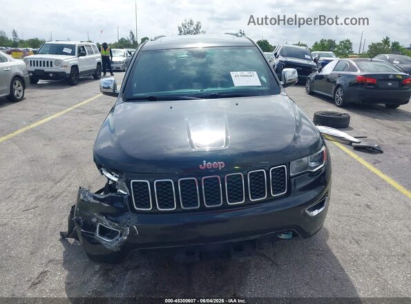 1C4RJEBG5HC916923 2017 JEEP GRAND CHEROKEE Black Rear interior view