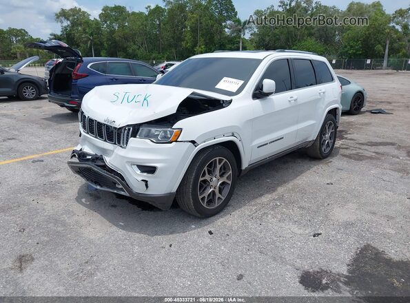 1C4RJEBG5JC253486 2018 JEEP GRAND CHEROKEE White წინა მარცხენა ხედი სამი მეოთხედიდან