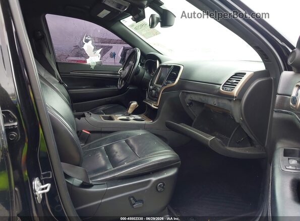 1C4RJEBG6HC626772 2017 JEEP GRAND CHEROKEE Black Вид салону спереду