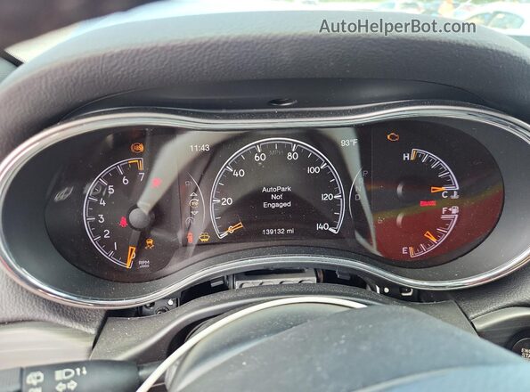 1C4RJEBG6KC603631 2019 JEEP GRAND Gray Вид щитка приладів