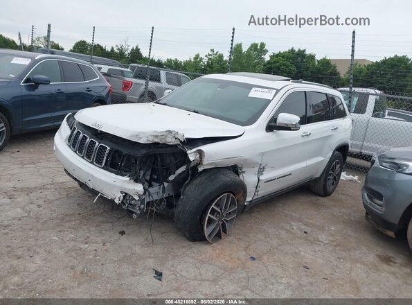 1C4RJEBG6MC596957 2021 JEEP GRAND CHEROKEE White წინა მარცხენა ხედი სამი მეოთხედიდან