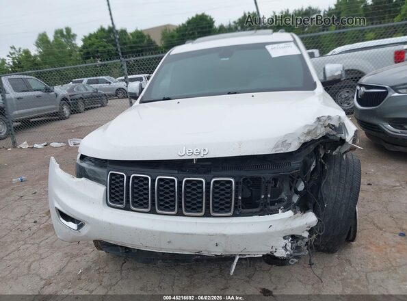 1C4RJEBG6MC596957 2021 JEEP GRAND CHEROKEE White ხელსაწყოთა პანელის ხედი