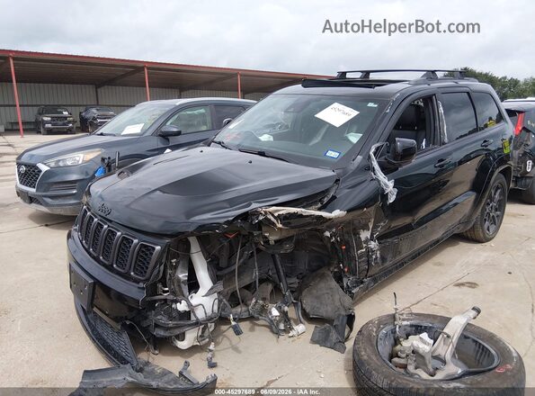 1C4RJEBG6MC783535 2021 JEEP GRAND CHEROKEE Black წინა მარცხენა ხედი სამი მეოთხედიდან