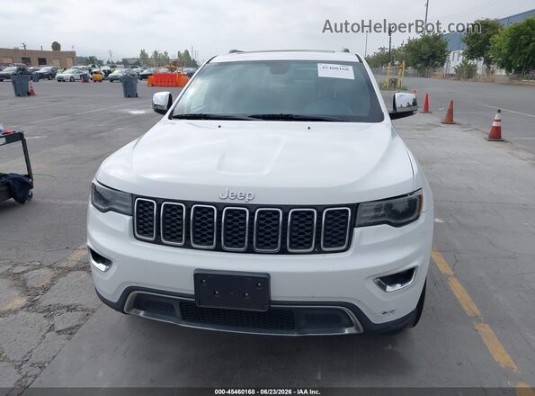1C4RJEBG7HC920603 2017 JEEP GRAND CHEROKEE White Սարքավորումների վահանակի տեսք
