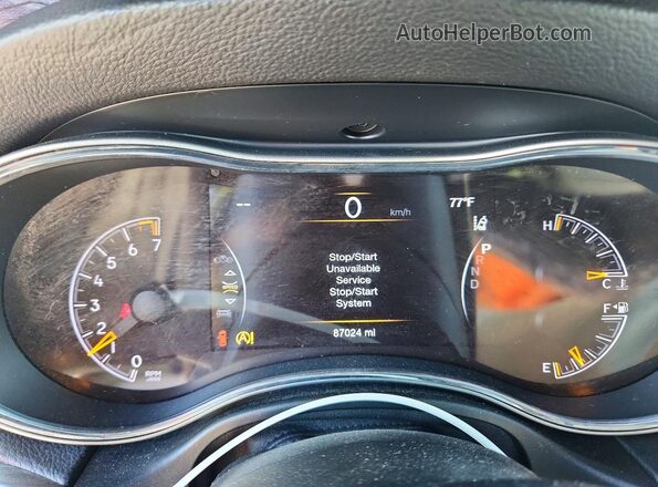 1C4RJEBG7KC580683 2019 JEEP GRAND Black Вид щитка приладів