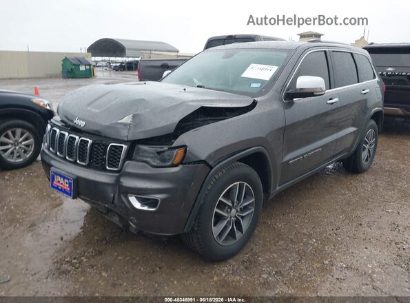 1C4RJEBG8HC867944 2017 JEEP GRAND CHEROKEE Gray Vista tres cuartos delantera izquierda