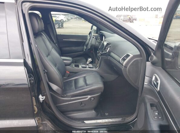 1C4RJEBG8KC689945 2019 JEEP GRAND CHEROKEE Black წინა სალონის ხედი