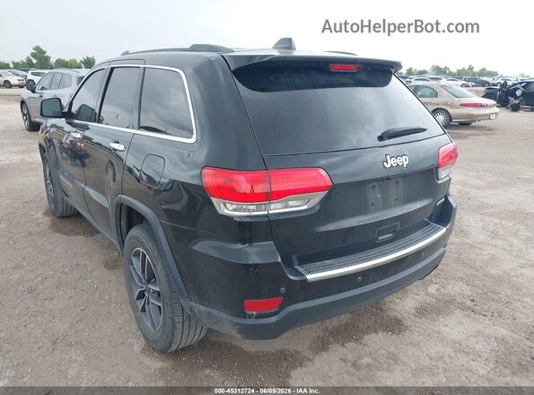 1C4RJEBG8KC689945 2019 JEEP GRAND CHEROKEE Black უკანა მარცხენა