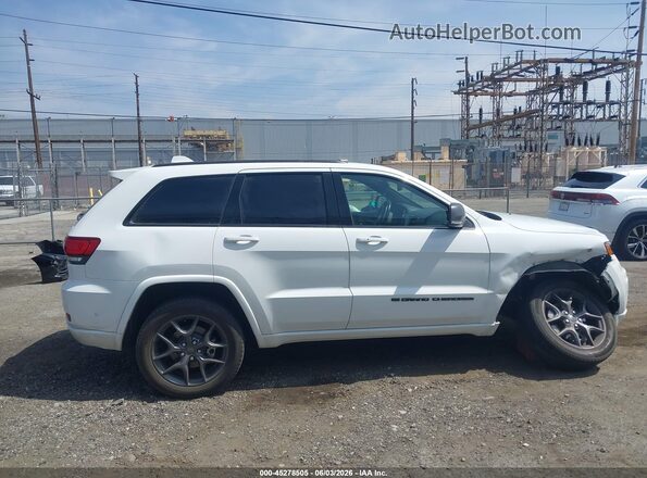 1C4RJEBG8MC760306 2021 JEEP GRAND CHEROKEE White Vista interior de 360 grados