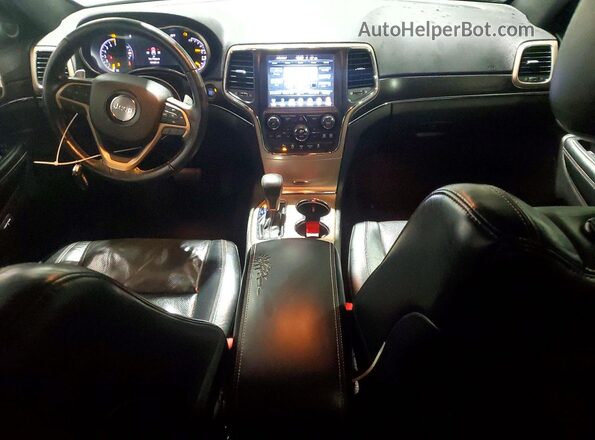 1C4RJEBG9HC920425 2017 JEEP GRAND Charcoal Dashboard view