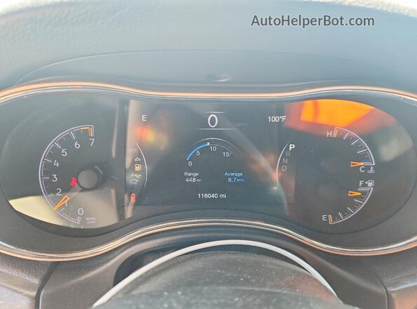 1C4RJEBG9HC933823 2017 JEEP GRAND Black ხელსაწყოთა პანელის ხედი