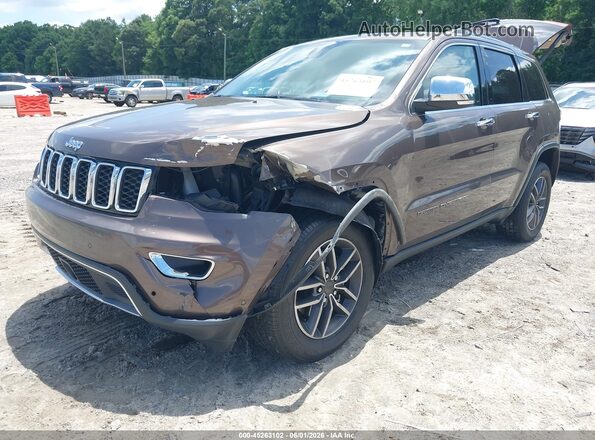 1C4RJEBG9LC306483 2020 JEEP GRAND CHEROKEE Brown წინა ხედი