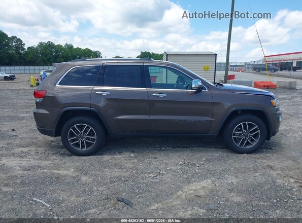 1C4RJEBG9LC306483 2020 JEEP GRAND CHEROKEE Brown უკანა სალონის ხედი