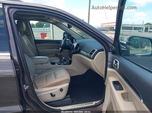 1C4RJEBG9LC306483 2020 JEEP GRAND CHEROKEE Brown წინა სალონის ხედი