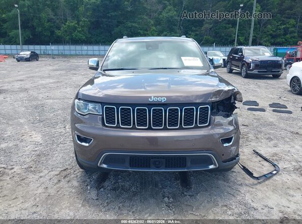 1C4RJEBG9LC306483 2020 JEEP GRAND CHEROKEE Brown ხელსაწყოთა პანელის ხედი