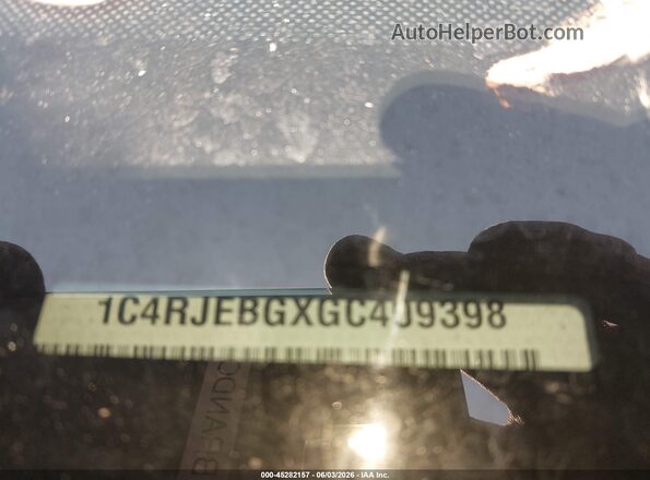 1C4RJEBGXGC409398 2016 JEEP GRAND CHEROKEE White 
