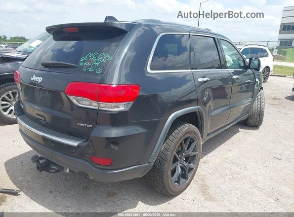 1C4RJEBM4GC383273 2016 JEEP GRAND CHEROKEE Black Tył prawy