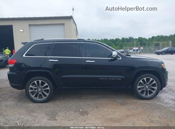 1C4RJECG0HC740149 2017 JEEP GRAND CHEROKEE Black უკანა სალონის ხედი