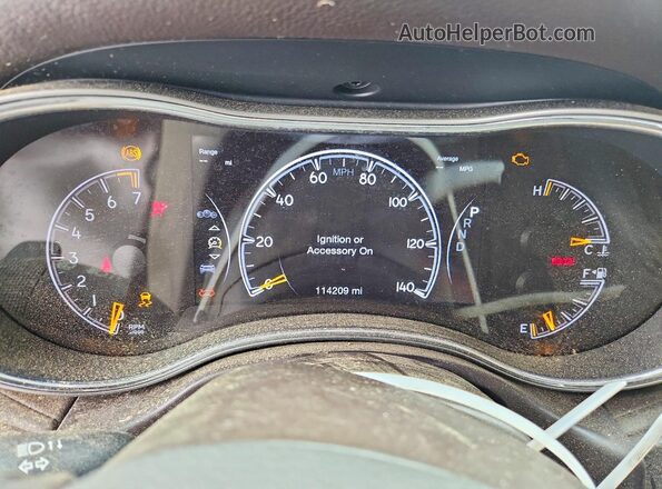 1C4RJECG0KC698928 2019 JEEP GRAND Black Вид щитка приладів